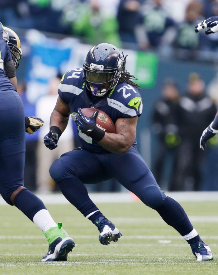 Marshawn Lynch is just one of the many contract issues the Seahawks must juggle this offseason.